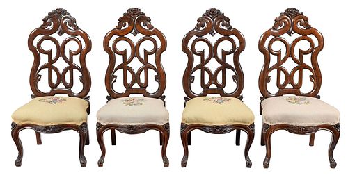 SET OF FOUR BELTER ATTRIBUTED