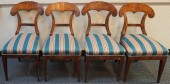 SET OF FOUR BIEDERMEIER BURLWO