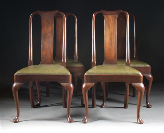Set of four Biggs Queen Anne