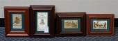 SET OF FOUR BLACK MEMORABILIA