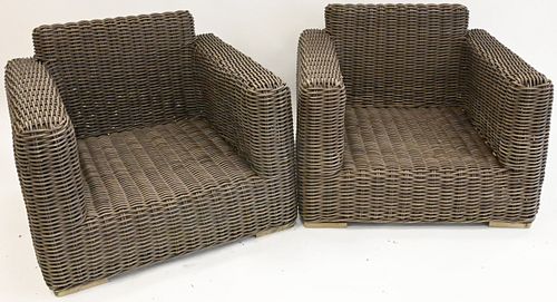 SET OF FOUR BROWN & JORDAN