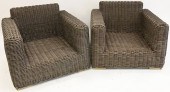 SET OF FOUR BROWN & JORDAN OVE