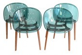 SET OF FOUR CALLIGARIS BLOOM C