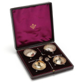 SET OF FOUR CASED VICTORIAN SI