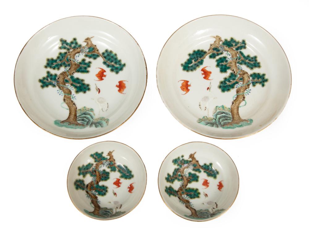 SET OF FOUR CHINESE PORCELAIN