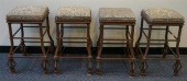 SET OF FOUR CONTEMPORARY PATIN