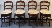 SET OF FOUR CONTEMPORARY STAIN
