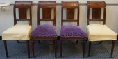 SET OF FOUR CONTINENTAL BRASS