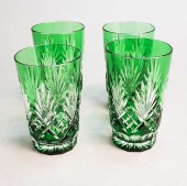 SET OF FOUR CONTINENTAL GREEN-