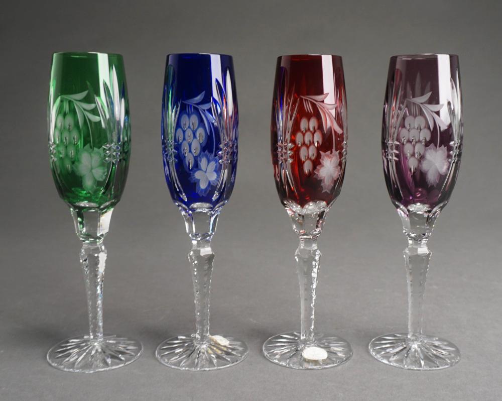 SET OF FOUR 'CRYSTAL CLEAR'