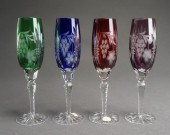 SET OF FOUR 'CRYSTAL CLEAR' HU