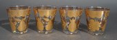 SET OF FOUR CULVER 22-KARAT GO