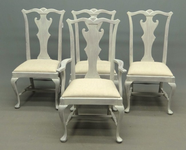Set of four decorative Queen Anne