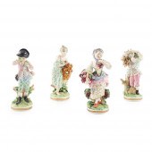 SET OF FOUR DERBY FIGURES FROM