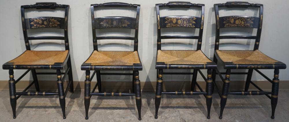 SET OF FOUR EARLY AMERICAN STYLE
