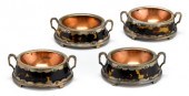 Set of four English sterling s