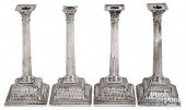 SET OF FOUR ENGLISH WEIGHTED S