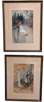 SET OF FOUR ERNEST LINZELL WAT
