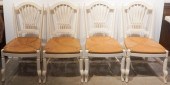 SET OF FOUR ETHAN ALLEN WHITE