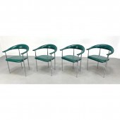 Set of four Fasem P40 leather