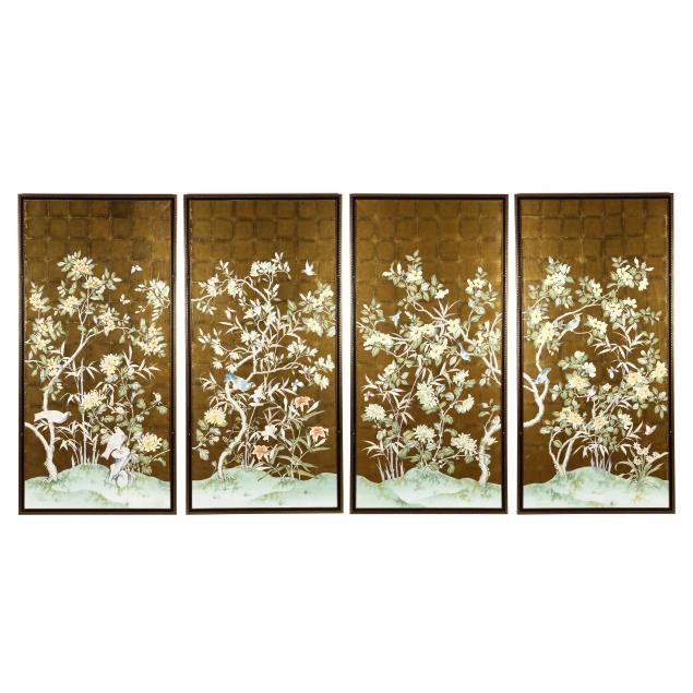 SET OF FOUR FRAMED LARGE