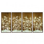 SET OF FOUR FRAMED LARGE CHINO
