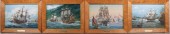 SET OF FOUR FRANKLIN MINT CERA