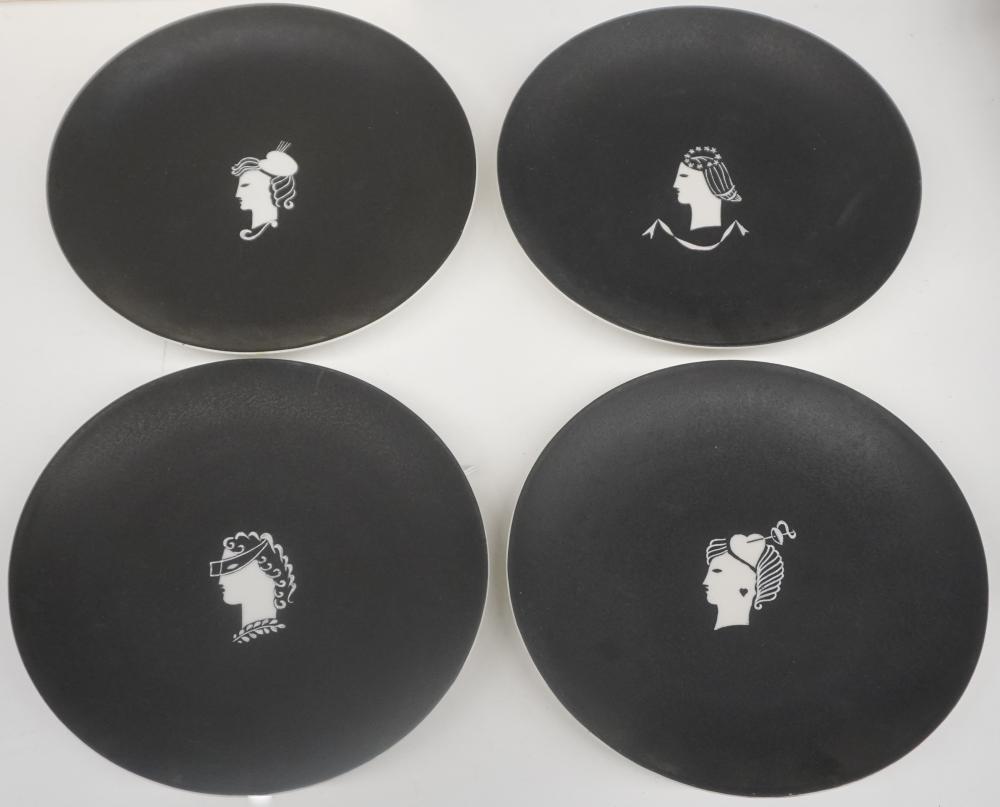 SET OF FOUR FRENCH ART DECO
