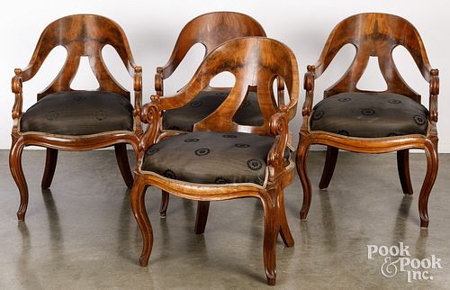SET OF FOUR FRENCH EMPIRE