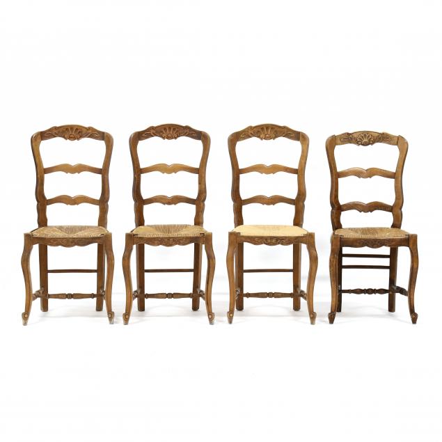 SET OF FOUR FRENCH PROVINCIAL STYLE