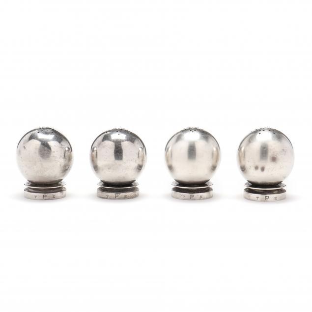 SET OF FOUR GEORG JENSEN PYRAMID