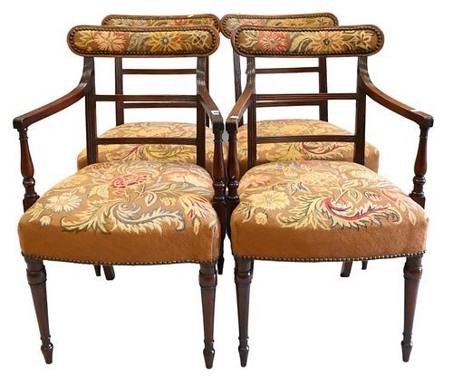 SET OF FOUR GEORGE IV MAHOGANY