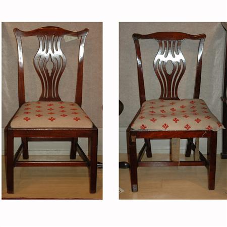 Set of Four Georgian Style Mahogany