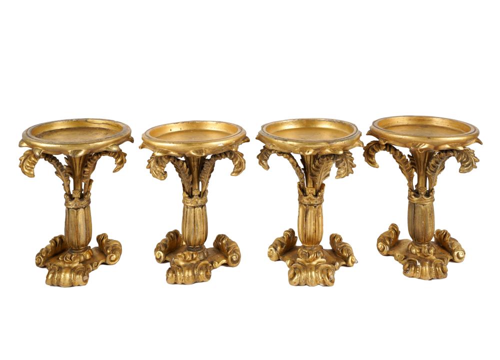 SET OF FOUR GILTWOOD