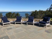 SET OF FOUR GLOSTER TEAK WOOD