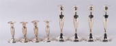 SET OF FOUR GORHAM SILVER CAND