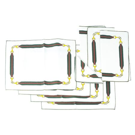 Set of Four Gucci Placemats and