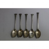 Set of four hallmarked sterlin