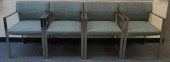 SET OF FOUR HICKORY BUSINESS F