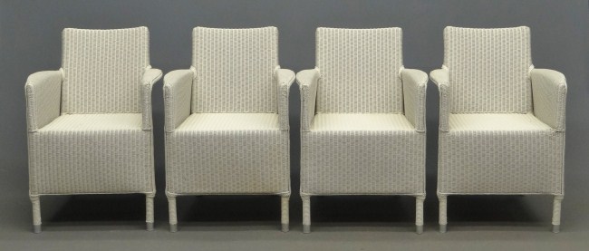 Set of four high quality wicker