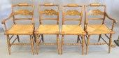 SET OF FOUR HITCHCOCK CHAIRS W