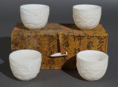SET OF FOUR INTERIOR-GLAZED MA