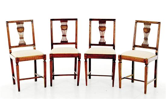 Set of four Italian neoclassical