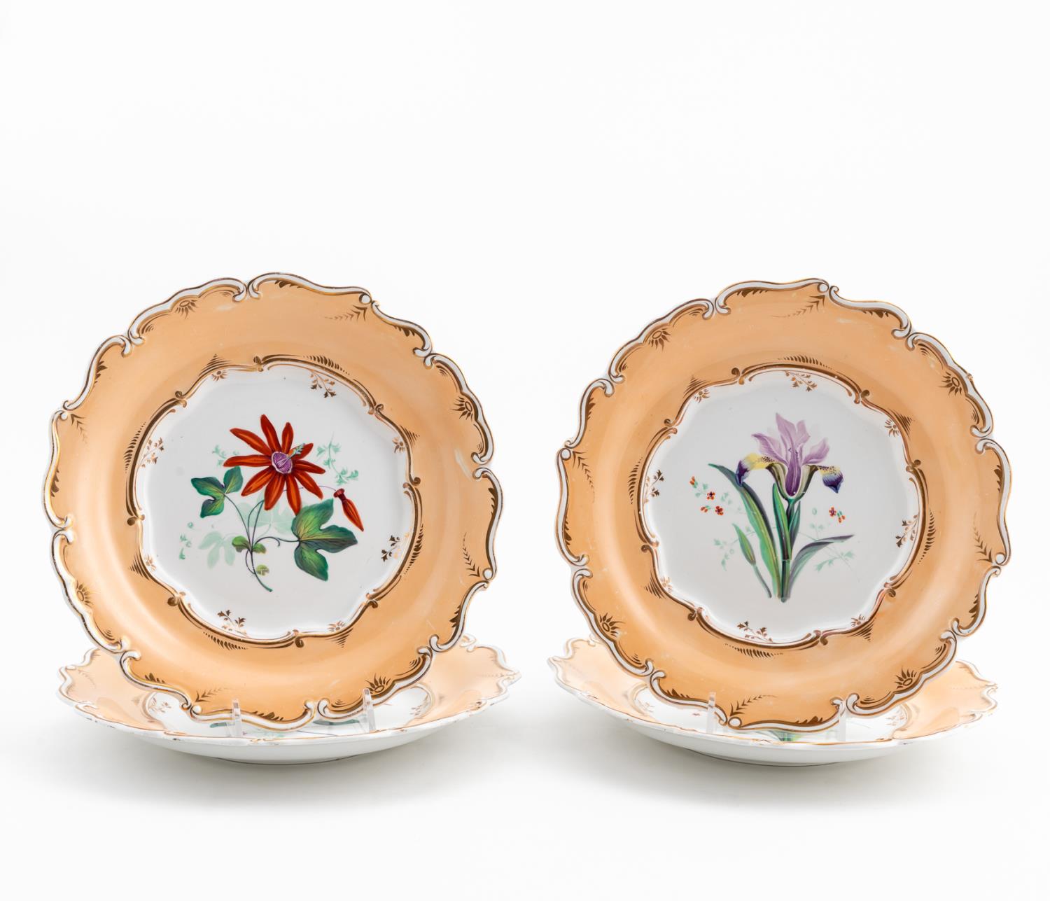 SET OF FOUR J. WEDGWOOD PEACH