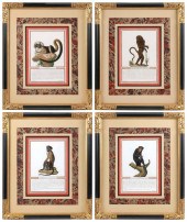 SET OF FOUR "JACOB'S MONKEYS"