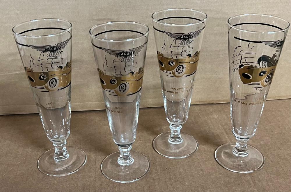 SET OF FOUR JAGUAR COMMEMORATIVE