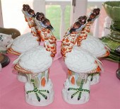 SET OF FOUR JAPANESE CERAMIC B
