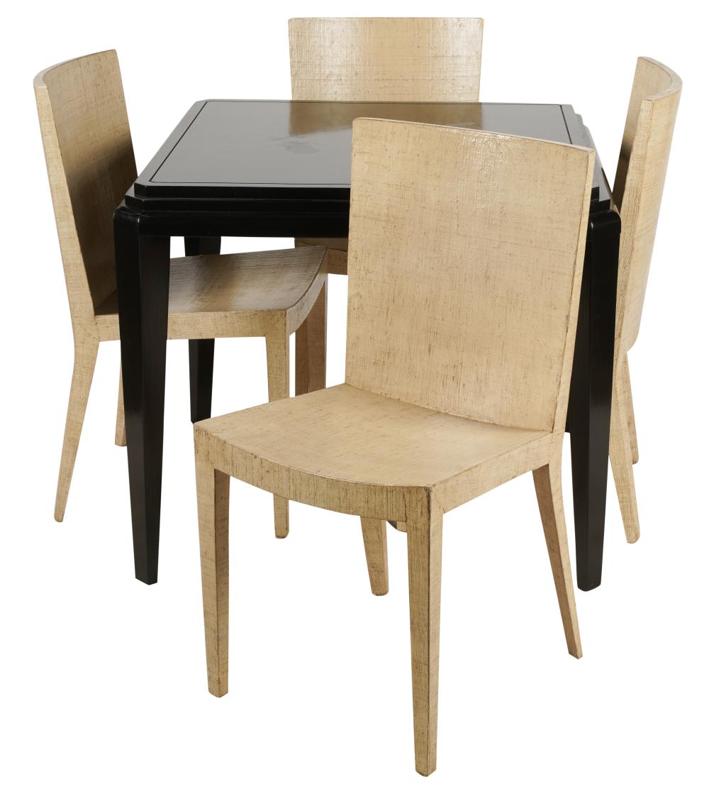 SET OF FOUR JMF-STYLE GAME CHAIRS