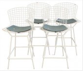 SET OF FOUR KNOLL BERTOIA WHIT