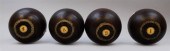 SET OF FOUR 'LIGNUM VITAE' LAW